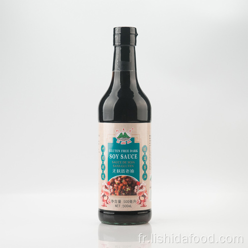 500ml de sauce de soja noire sans gluten